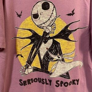 Nightmare Before Christmas Jack Skellington Tee Girls Size Large (10-12)